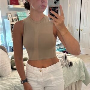 Tan Zara Crop Top